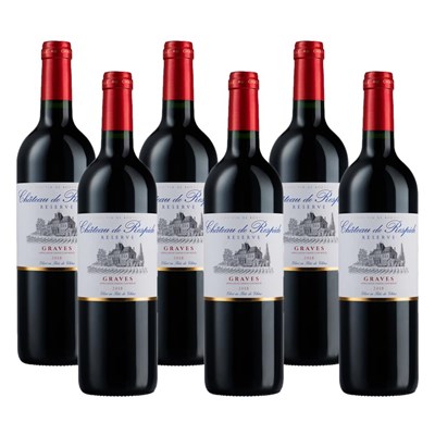 Case of 6 Chateau de Respide Bordeaux 75cl Red Wine Wine